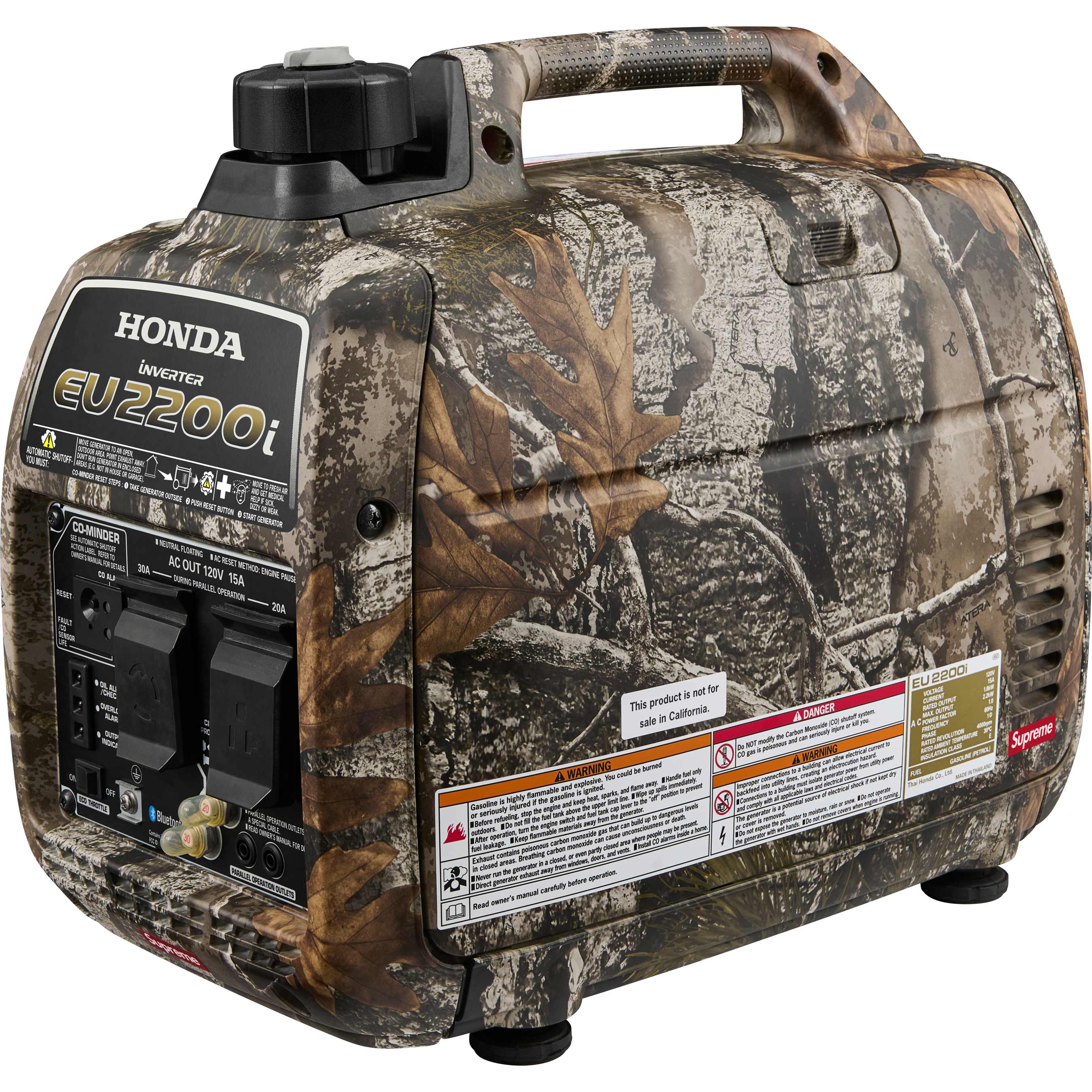 Supreme®/Honda® EU2200i Generator view 2